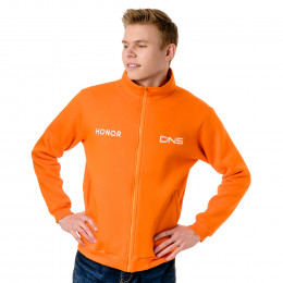 Толстовка без капюшона флисовая однотонная