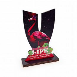 Приз из дерева (1-слойный) с УФ-печатью