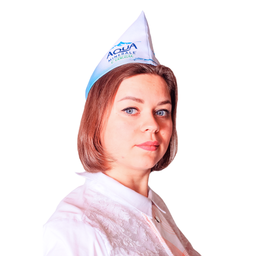 Пилотка стандартная с отворотом, с полной запечаткой