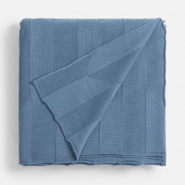 Плед Rombus, синий (дымчатый)