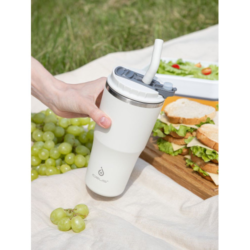 Термостакан Sapporo М, белый (молочный)