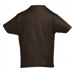 Футболка детская Imperial Kids, шоколадно-коричневая