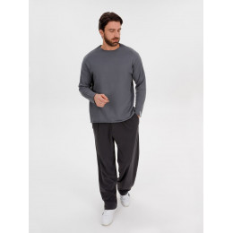 Лонгслив унисекс Siluetti Fuori, серый