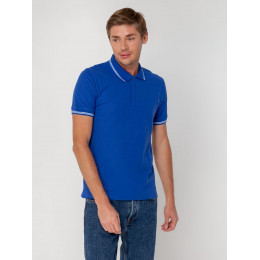 Рубашка поло Virma Stripes, ярко-синяя