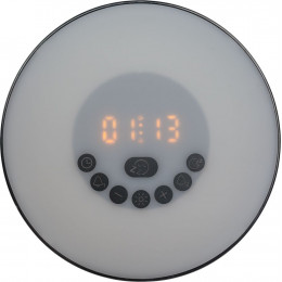 Лампа-колонка со световым будильником dreamTime, ver.2, черная