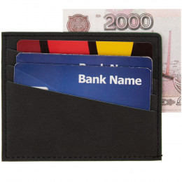 Картхолдер Multimo, черный с зеленым