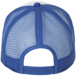 Бейсболка Bubble, синяя с белым