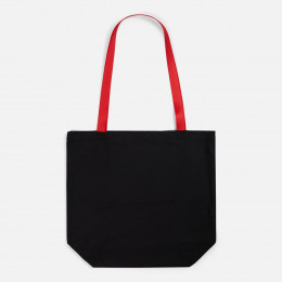 Шопер B5, черный с красными ручками