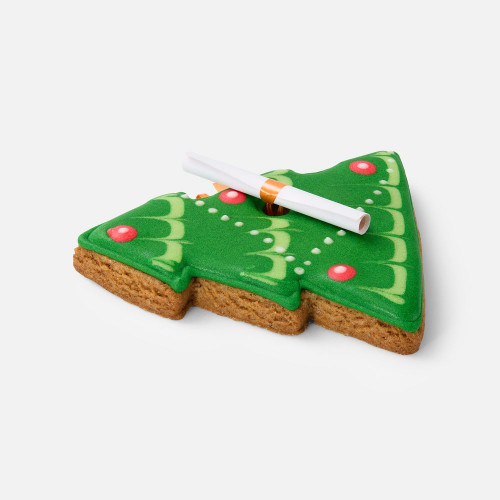 Новогоднее печенье с предсказанием «Елка»