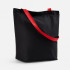 Шопер B5, черный с красными ручками
