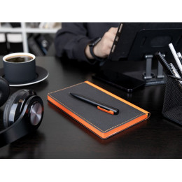 Ручка шариковая Inkolor, черная с зеленым