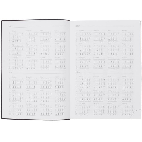 Ежедневник Vivian, недатированный, бирюзовый