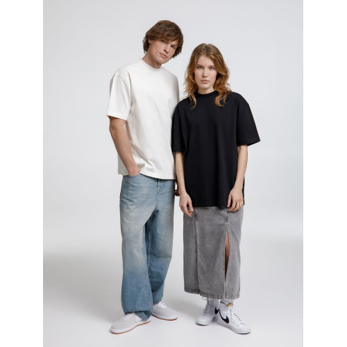 Футболка оверсайз унисекс Sideline, черная