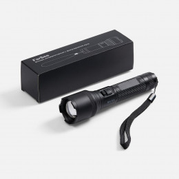 Фонарь аккумуляторный с фокусировкой луча FarSee, черный