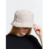 Панама Bucket двусторонняя утепленная, хаки с бежевым