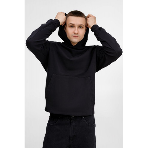 Худи оверсайз унисекс Kosmos, черное