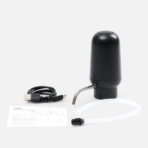 Электрический аэратор-дозатор для вина Lonks, черный