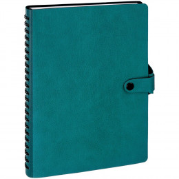 Ежедневник Strep Front на заказ, недатированный, бирюзовый