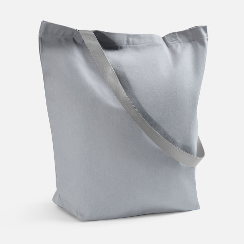 Шопер B5, серый с серыми ручками