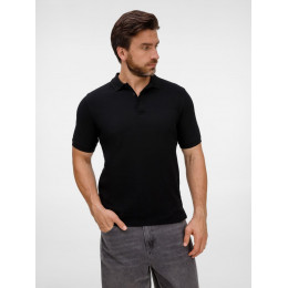 Рубашка поло унисекс Upswing, черная