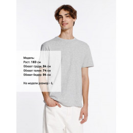 Футболка унисекс Streetwise, серый меланж