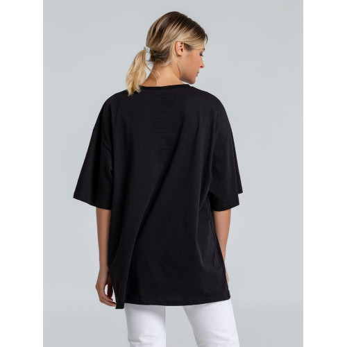 Футболка оверсайз «Чистая соль», черная