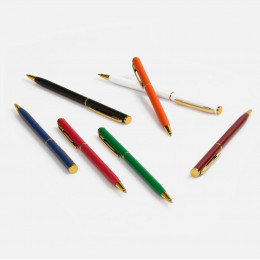 Ручка шариковая Hotel Gold, ver.2, матовая бордовая