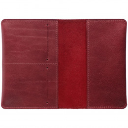 Обложка для паспорта Apache, ver.2, темно-красная