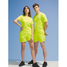 Футболка унисекс Sporty 140, лимонно-желтая