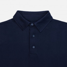 Рубашка поло унисекс Senti, темно-синяя