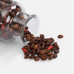 Кофе в зернах Coffeedence, с ягодами годжи