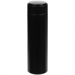 Смарт-бутылка с заменяемой батарейкой Long Therm, черная