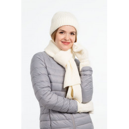 Шарф Nordkapp, белый (молочный)