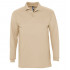 Рубашка поло мужская с длинным рукавом Winter II 210 бежевая