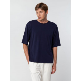 Футболка унисекс оверсайз Street Vibes, темно-синяя