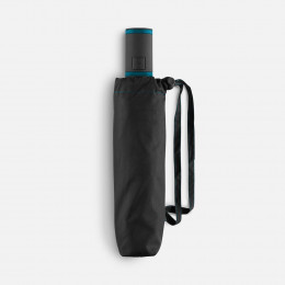 Зонт складной AOC Mini с цветными спицами, бирюзовый