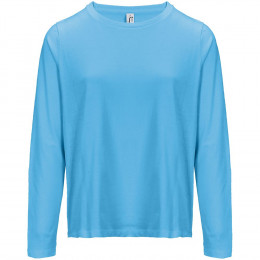 Футболка с длинным рукавом женская Monarch Women, ярко-бирюзовая