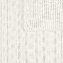 Шарф Knit Beat, белый (молочный)