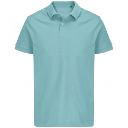 Рубашка поло унисекс Pacific, голубая (морская волна)
