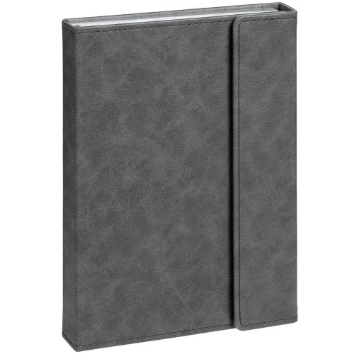 Ежедневник Flap на заказ, недатированный, серый