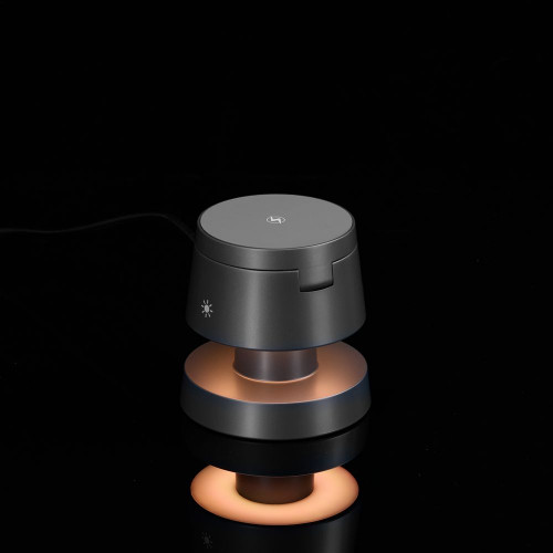 Станция беспроводной зарядки с подсветкой Lume, серая