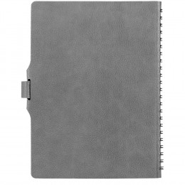 Ежедневник Strep Front на заказ, недатированный, серый