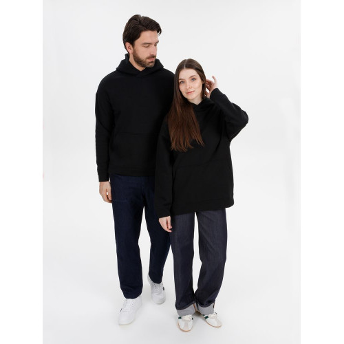 Худи оверсайз унисекс Snuggie, черное