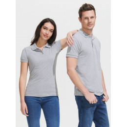 Рубашка поло женская Prime Women 200 серый меланж