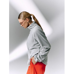 Куртка флисовая унисекс Fliska, светло-серая