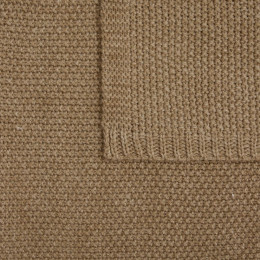 Плед Longview, коричнево-бежевый меланж