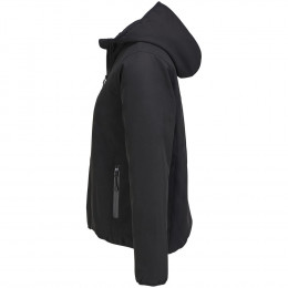 Куртка софтшелл с капюшоном женская Falcon Women, черная