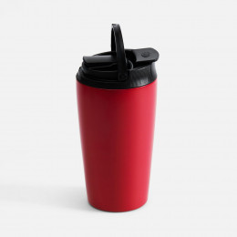 Термостакан с двумя поильниками Duetta, красный