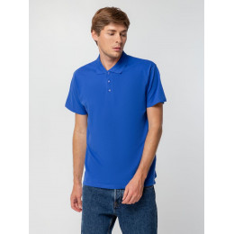 Рубашка поло мужская Spring 210, ярко-синяя (royal)