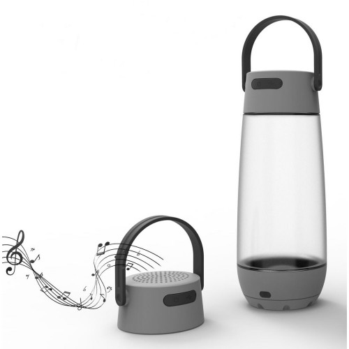 Бутылка для воды Torsta Light с колонкой и светильником, серая